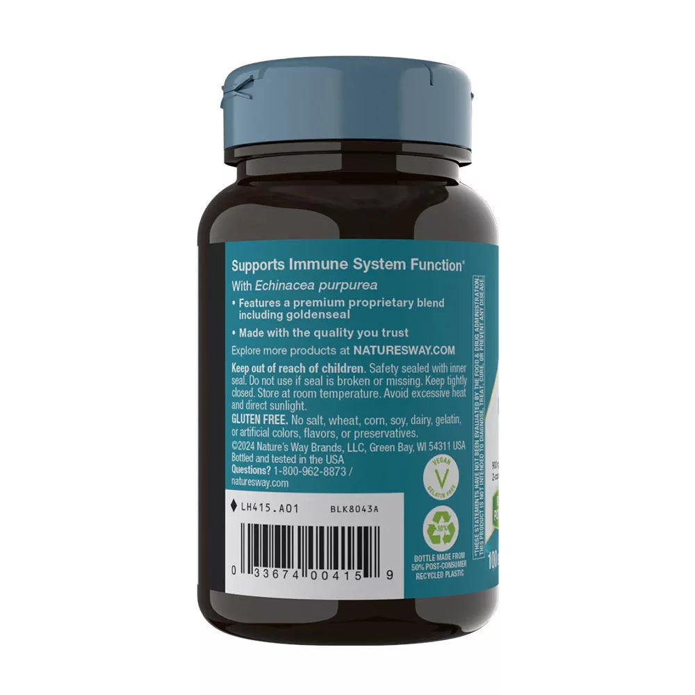 Nature's Way Echinacea Goldenseal Premium Blend (100 Capsules)