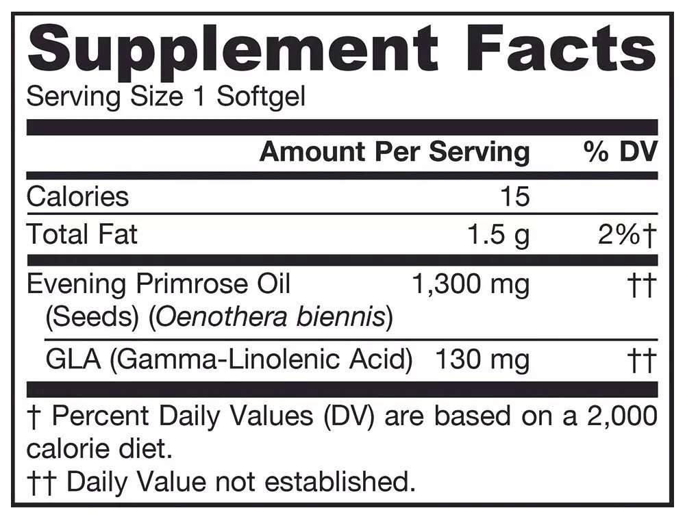 Jarrow Formulas Evening Primrose (60 Softgels)