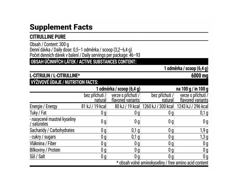 Extrifit Citrulline Pure Powder (300 g)