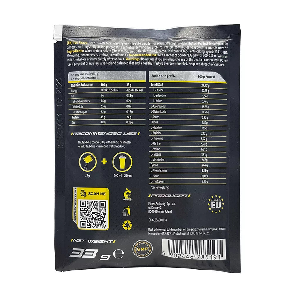 FA - Fitness Authority Gear ISO Shock Sample (33 g, Chocolate)