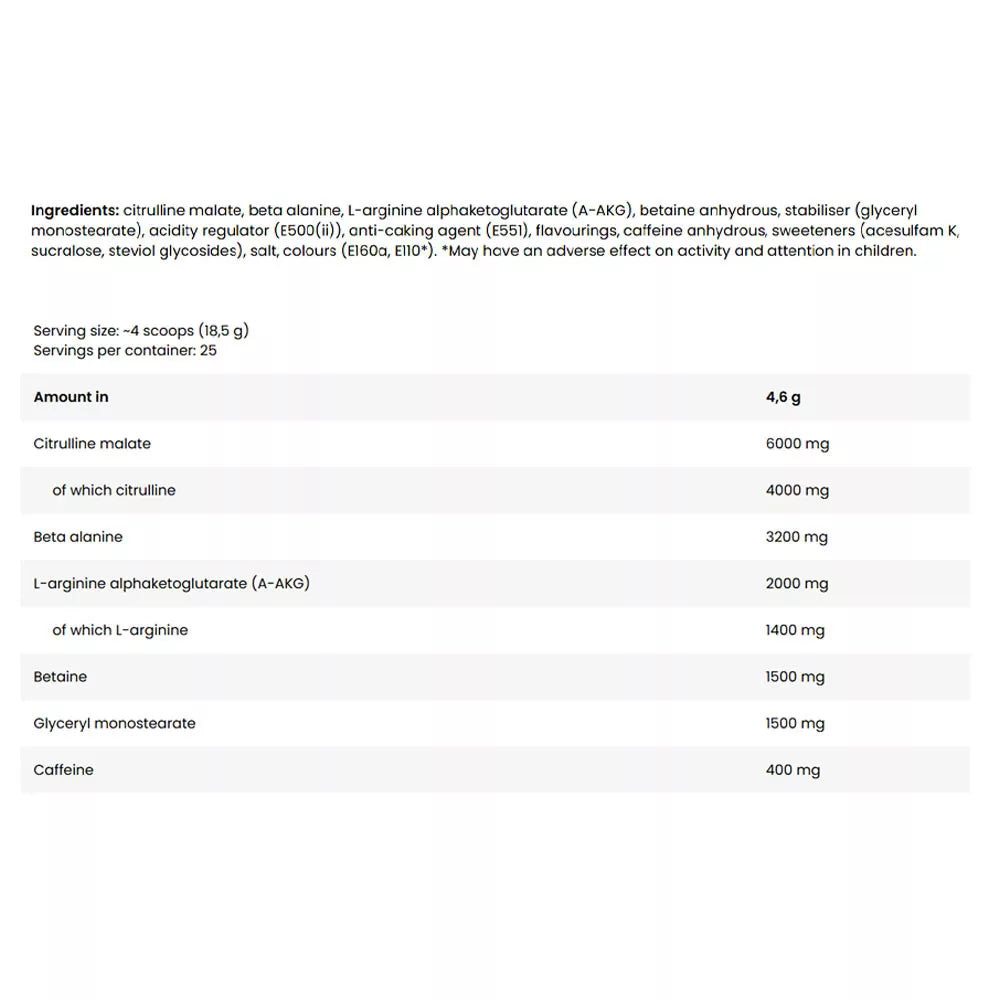 FA - Fitness Authority Ice Pump Pre Workout Sample (1 Sachet, Mango Passion Fruit)