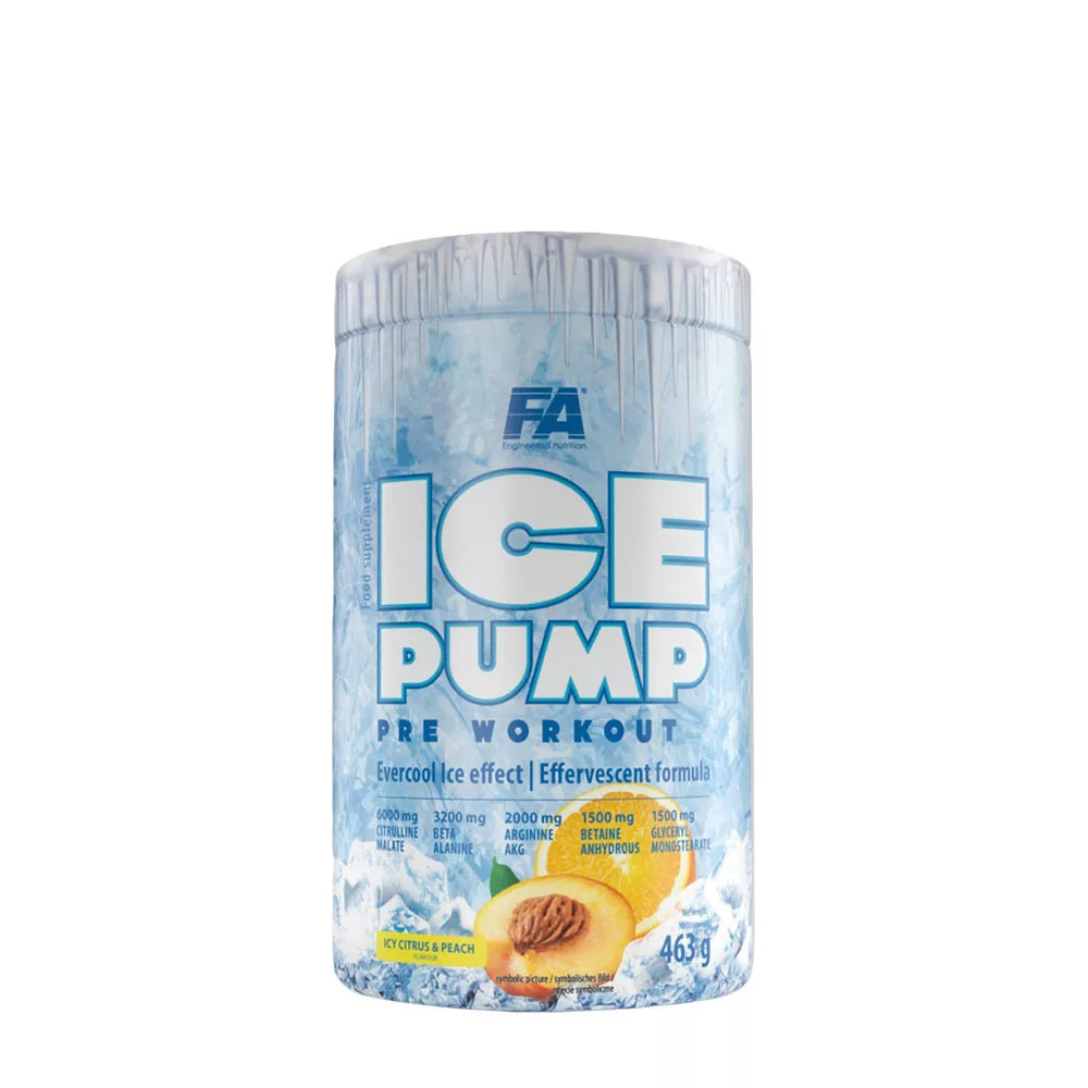 FA - Fitness Authority Ice Pump Pre Workout (463 g, Icy Citrus & Peach)