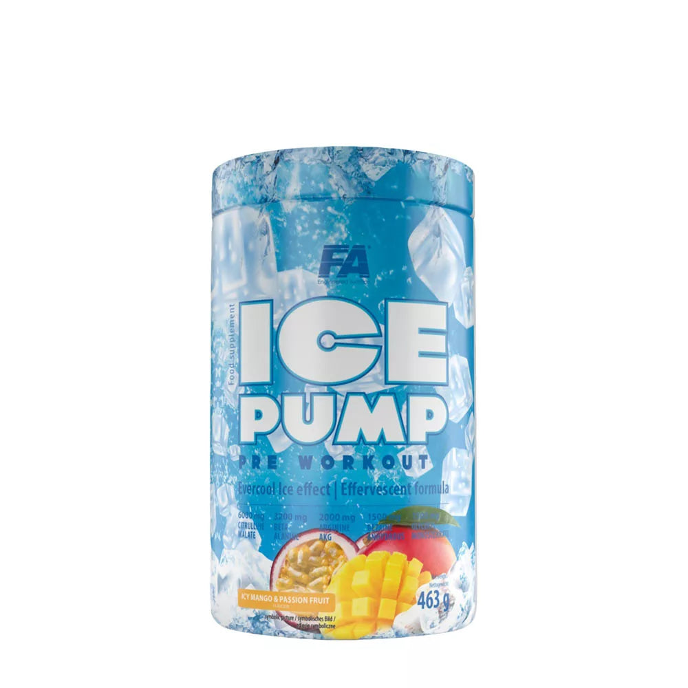 FA - Fitness Authority Ice Pump Pre Workout (463 g, Icy Mango & Passion Fruit)