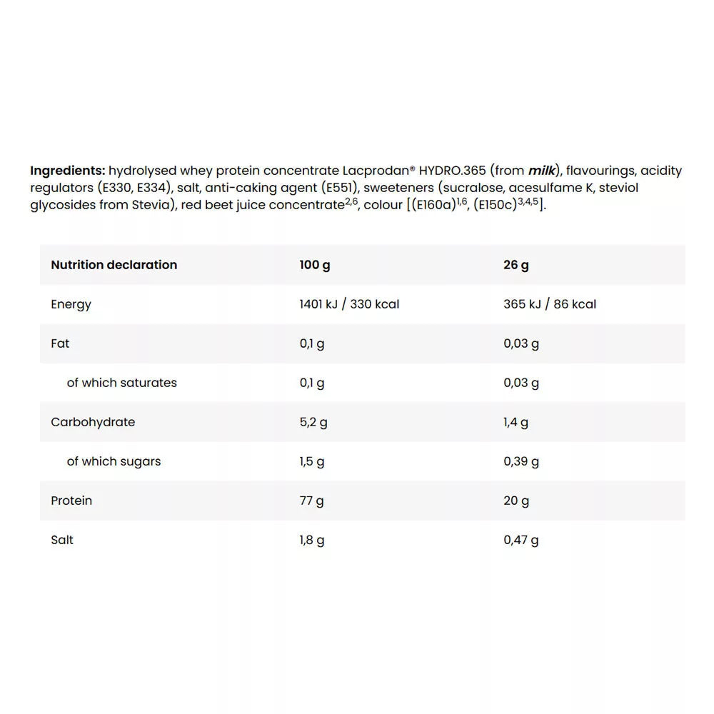 FA - Fitness Authority NAPALM® Hydro Whey Clear Sample (26 g, Dragon Fruit)