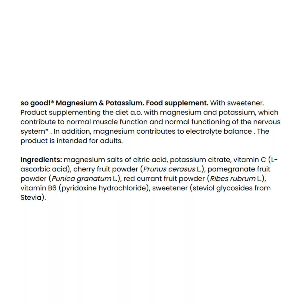 FA - Fitness Authority so good!® Magnesium & Potassium Sample (5,11 g)