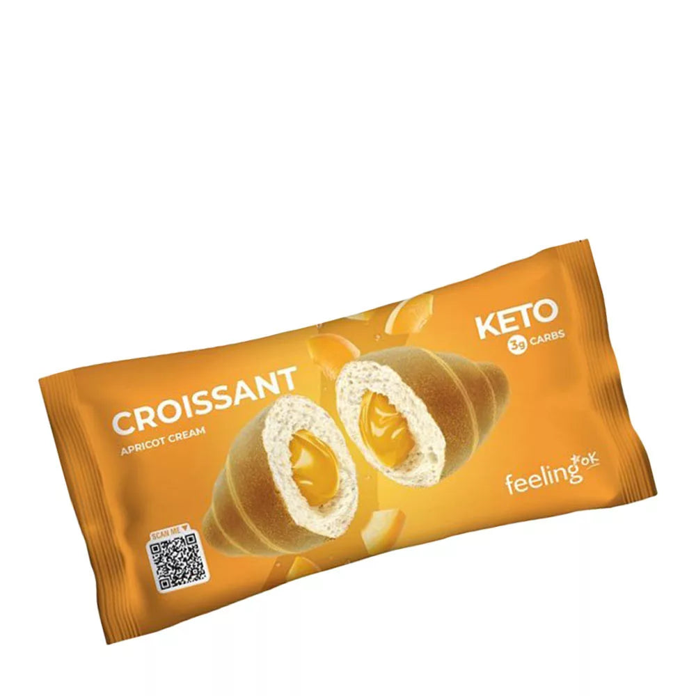 FeelingOK Apricot Cream-Filled Croissant (50 g)
