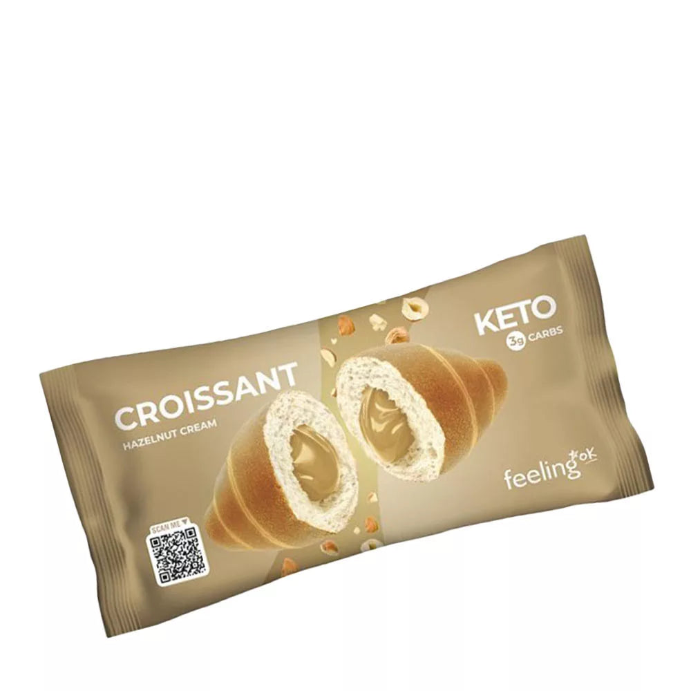 FeelingOK Croissant Filled With Hazelnut Cream (50 g)