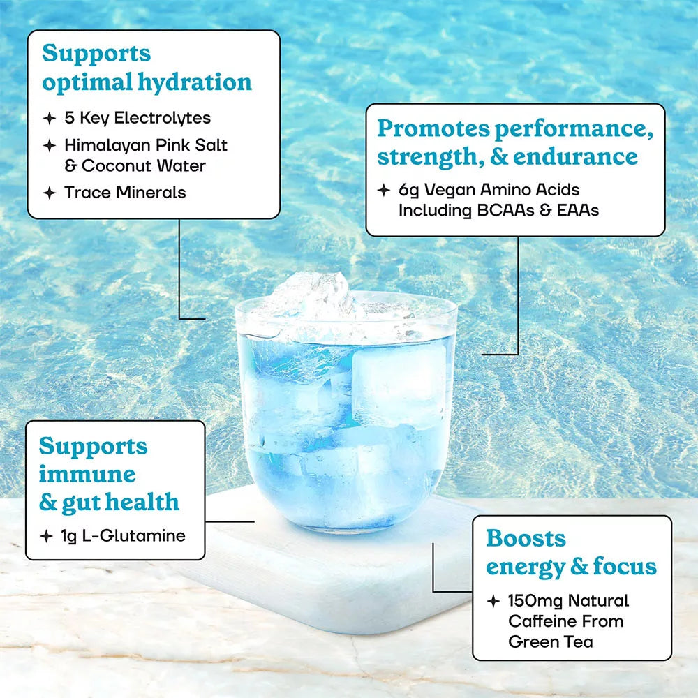 Fit & Lean Amino Hydration & Energy (369 g, Blue raspberry)