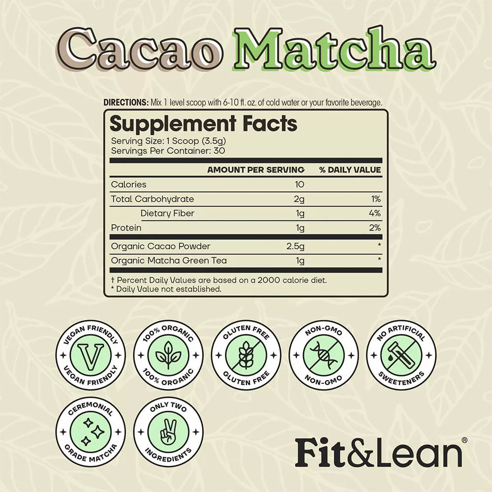 Fit & Lean Cacao Matcha (105 g)