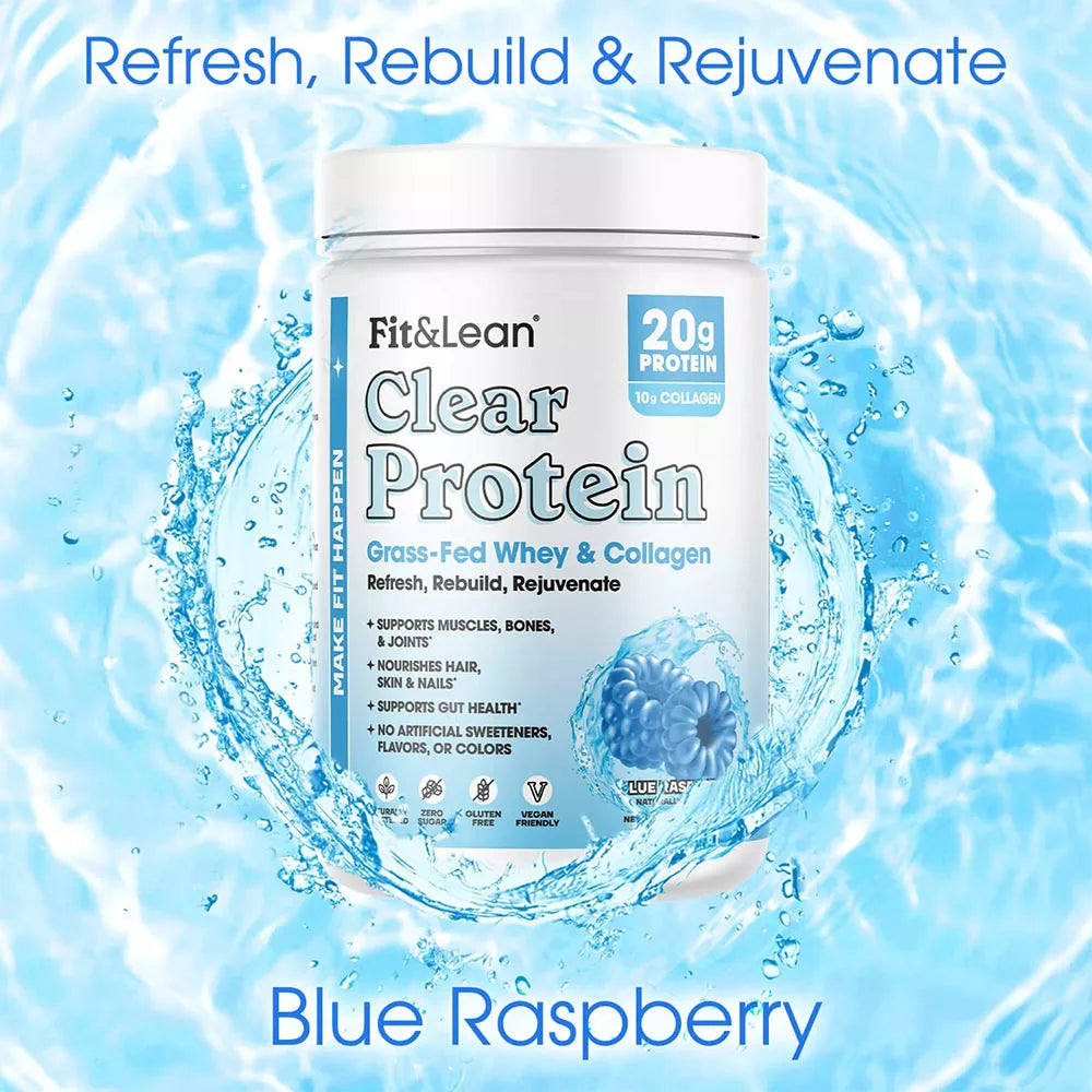 Fit & Lean Clear Protein (474 g, Blue Raspberry)