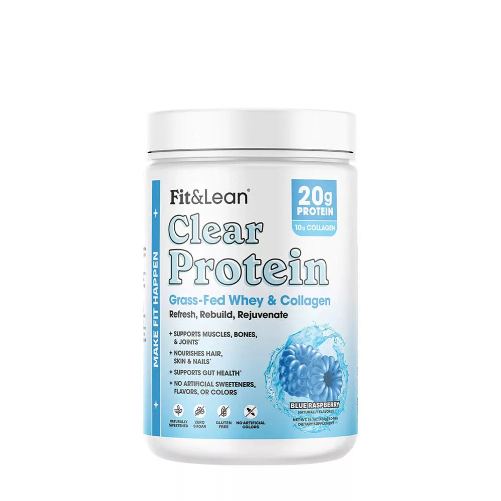 Fit & Lean Clear Protein (474 g, Blue Raspberry)