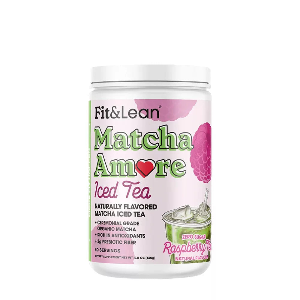Fit & Lean Matcha Amore - Iced Tea (135 g, Raspberry Iced Tea)