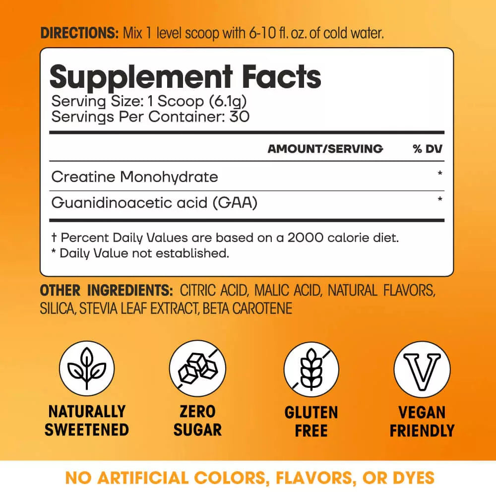 Fit & Lean My Lean Creatine (183 g, Orange Sherbert)