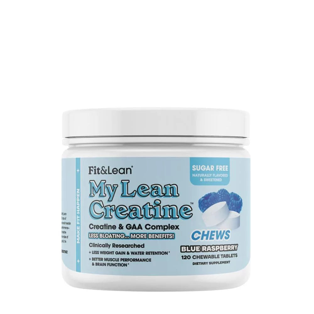 Fit & Lean My Lean Creatine (120 Chewables, Blue Raspberry)