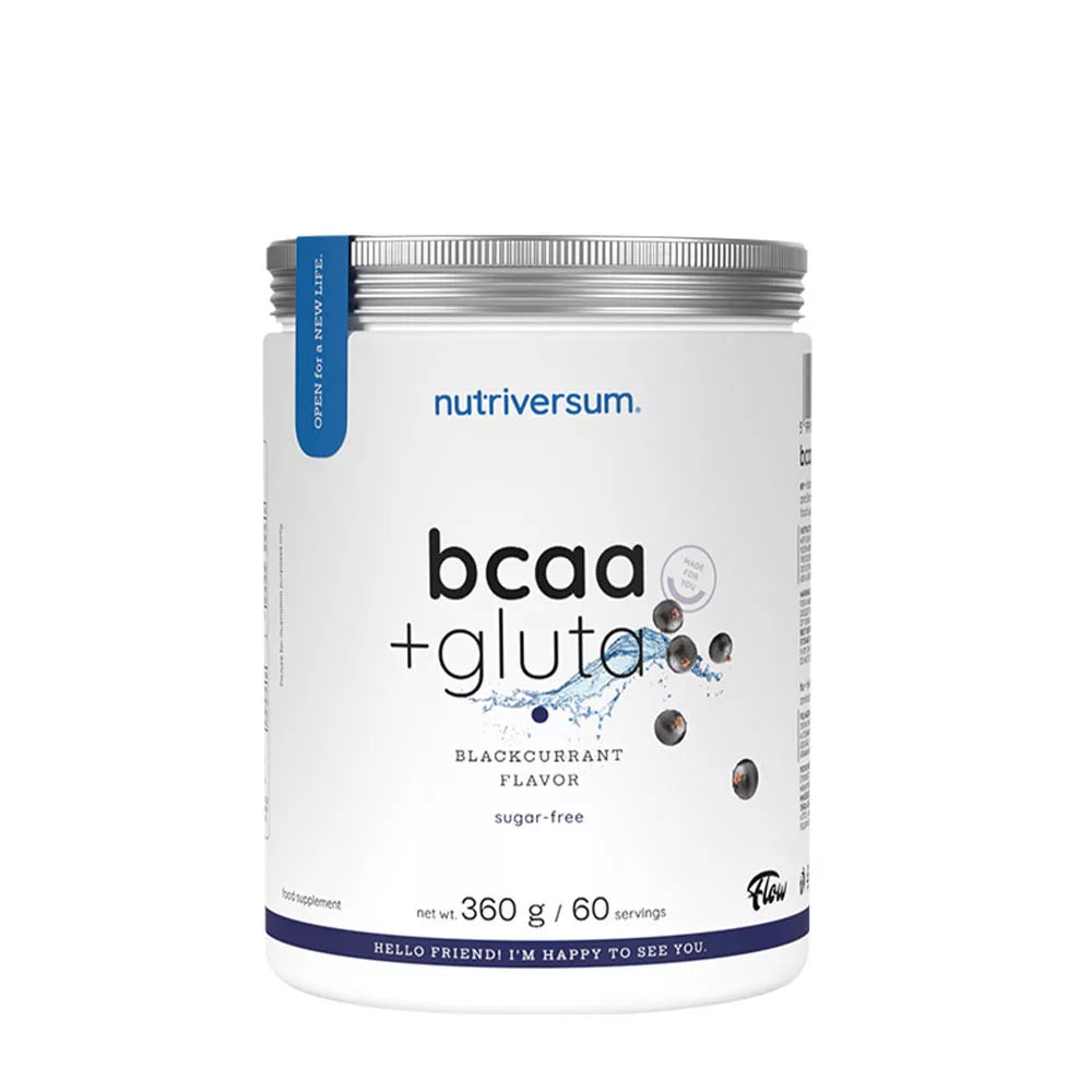 Nutriversum BCAA + GLUTA (360 g, Blackcurrant)