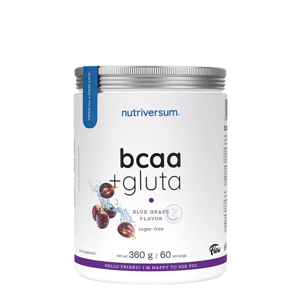 Nutriversum BCAA + GLUTA (360 g, Blue Grape)