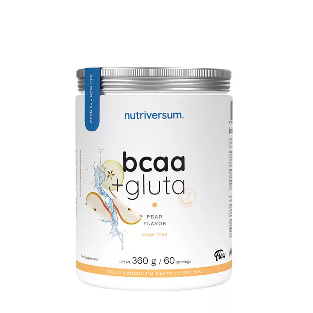 Nutriversum BCAA + GLUTA (360 g, Pear)