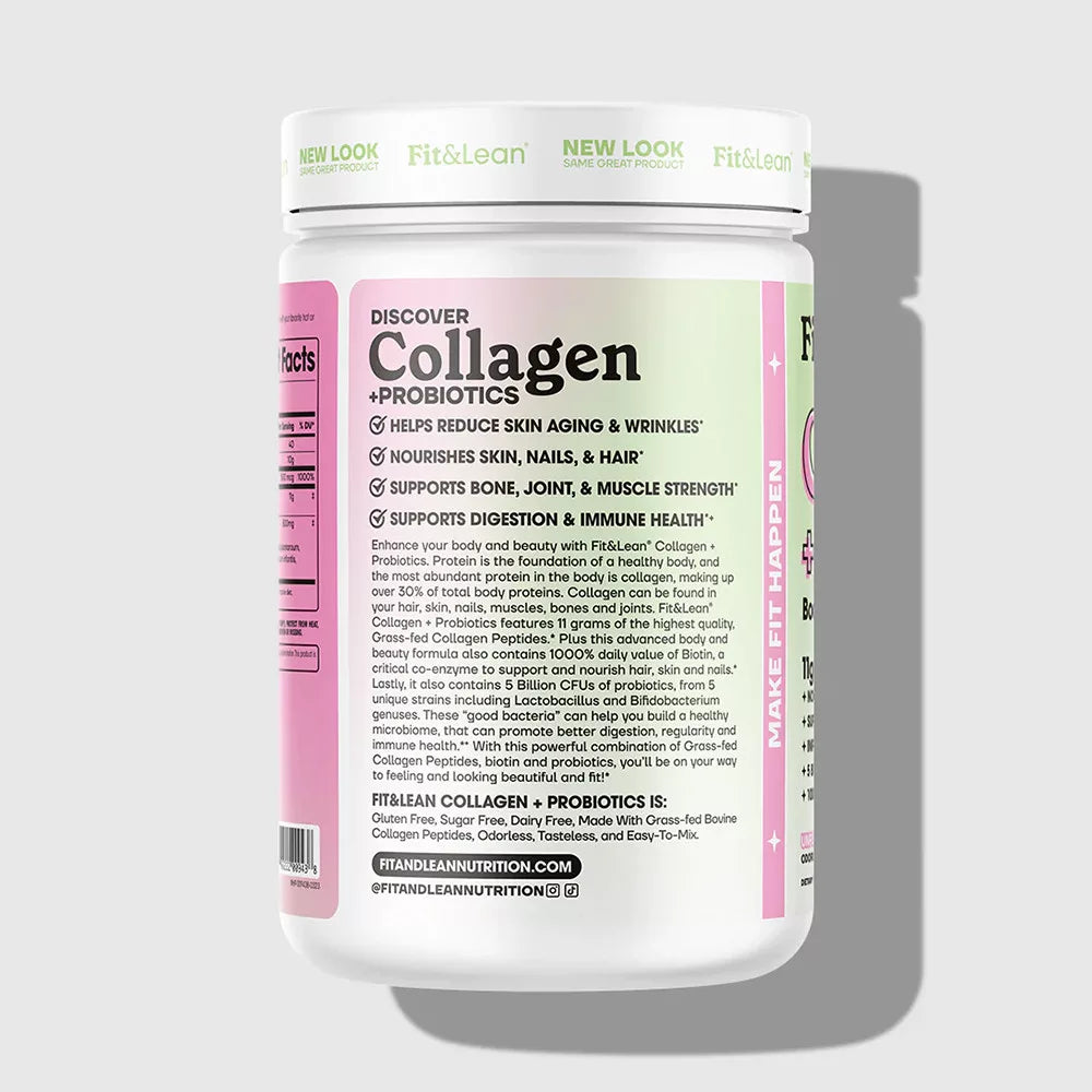 Fit & Lean Collagen Probiotics (358 g, Unflavored)