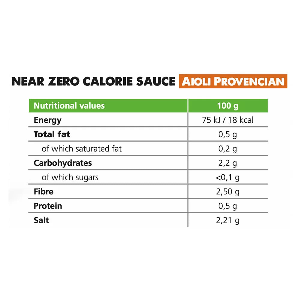 Forpro Near Zero Calorie Sauce (375 ml, Aioli Provencian)