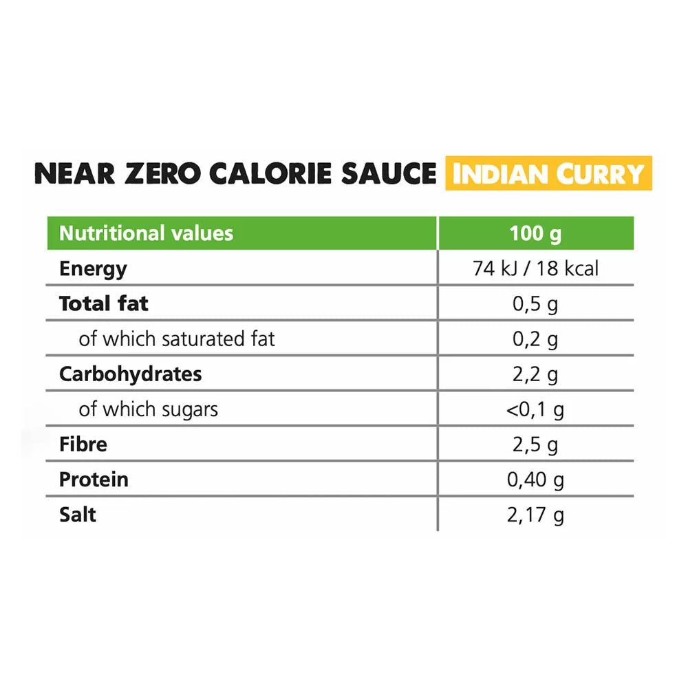 Forpro Near Zero Calorie Sauce (375 ml, Indian Curry)