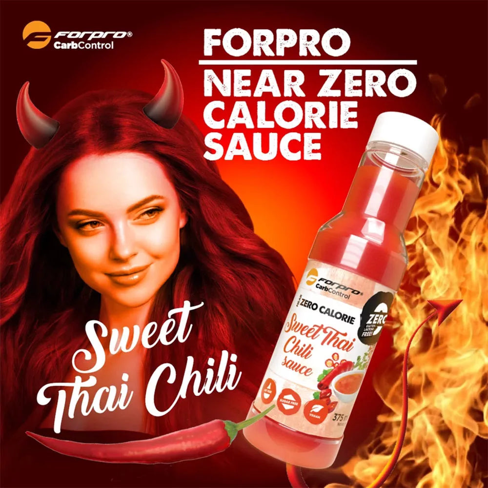 Forpro Near Zero Calorie Sauce (375 ml, Sweet Thai Chili)