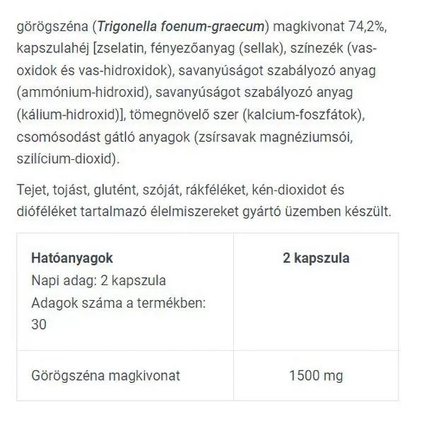 BioTechUSA Fenugreek (60 Capsules)