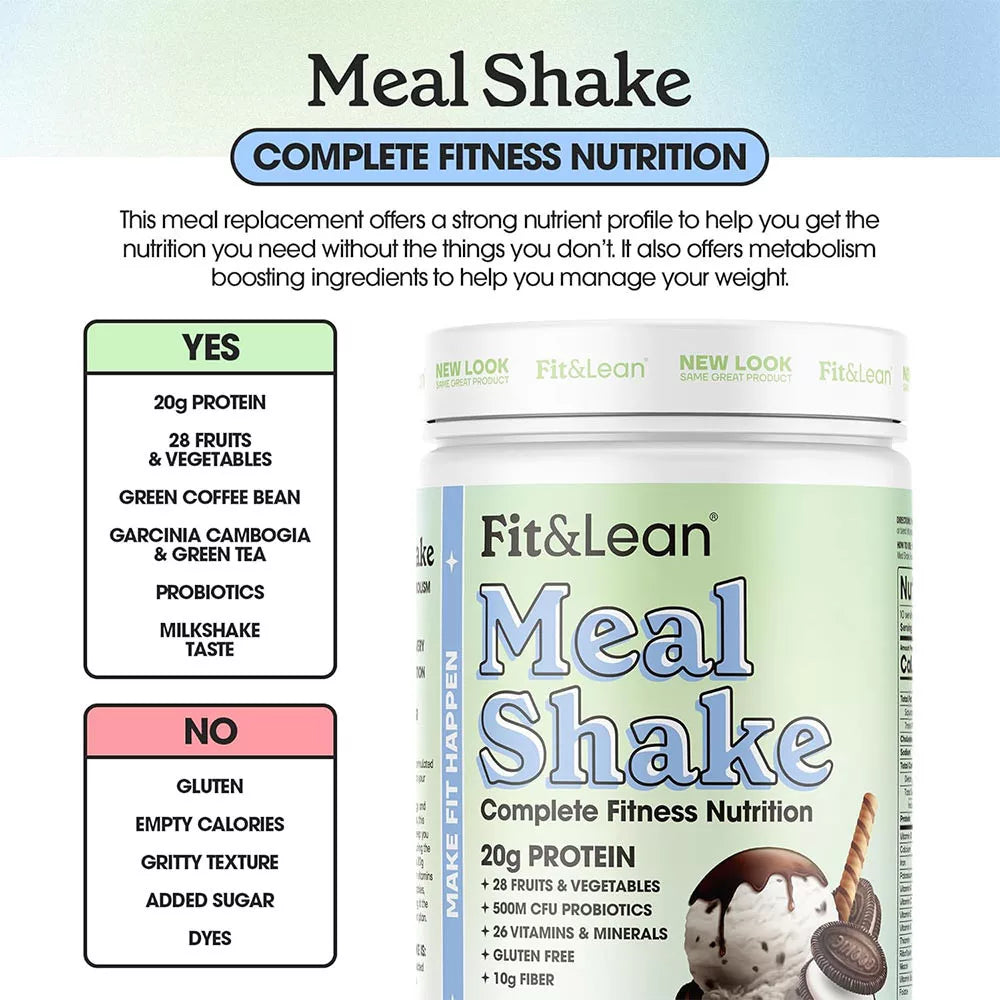 Fit & Lean Meal Shake (450 g, Cookies & Cream)