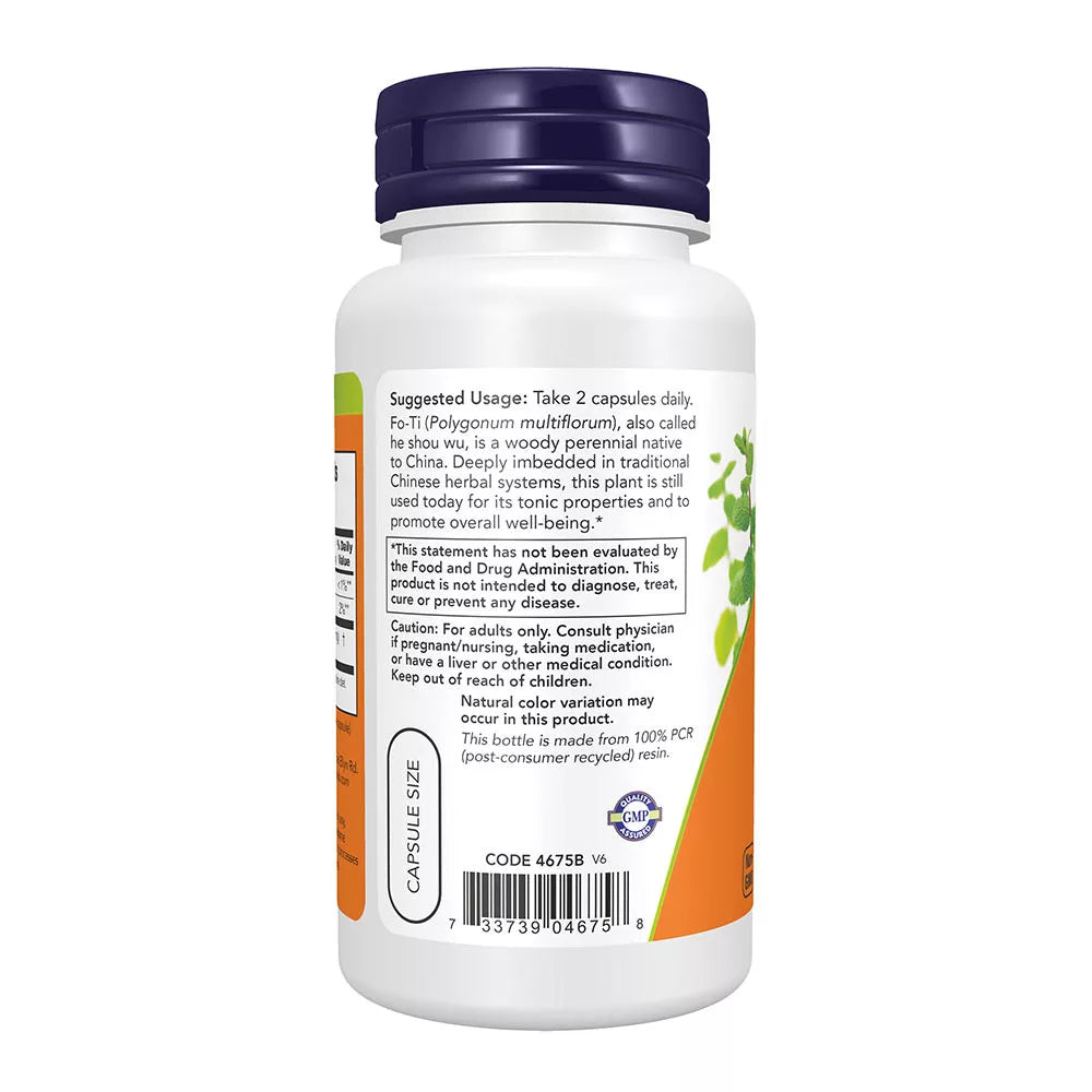 Now Foods Fo-Ti 560 mg (100 Veg Capsules)