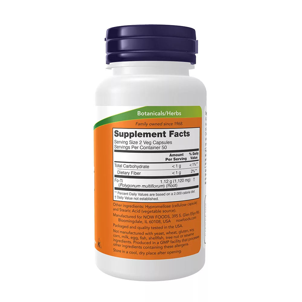 Now Foods Fo-Ti 560 mg (100 Veg Capsules)