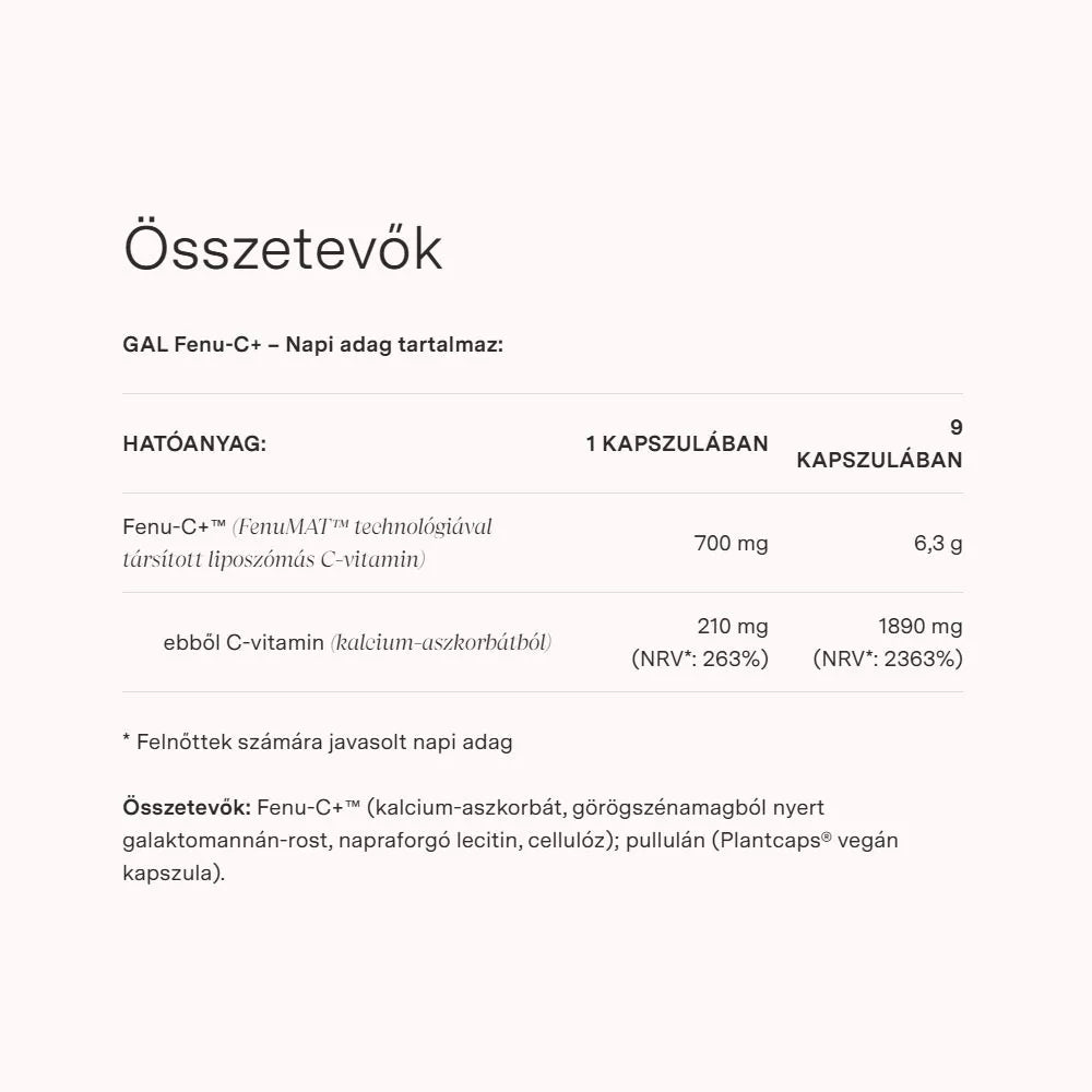 GAL Fenu-C+ (90 Capsules)