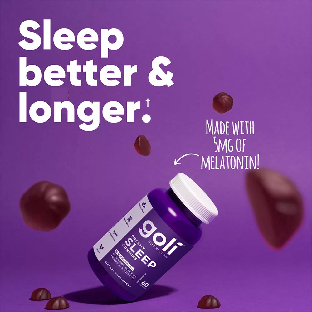 Goli Dreamy Sleep Gummies (60 Gummies)
