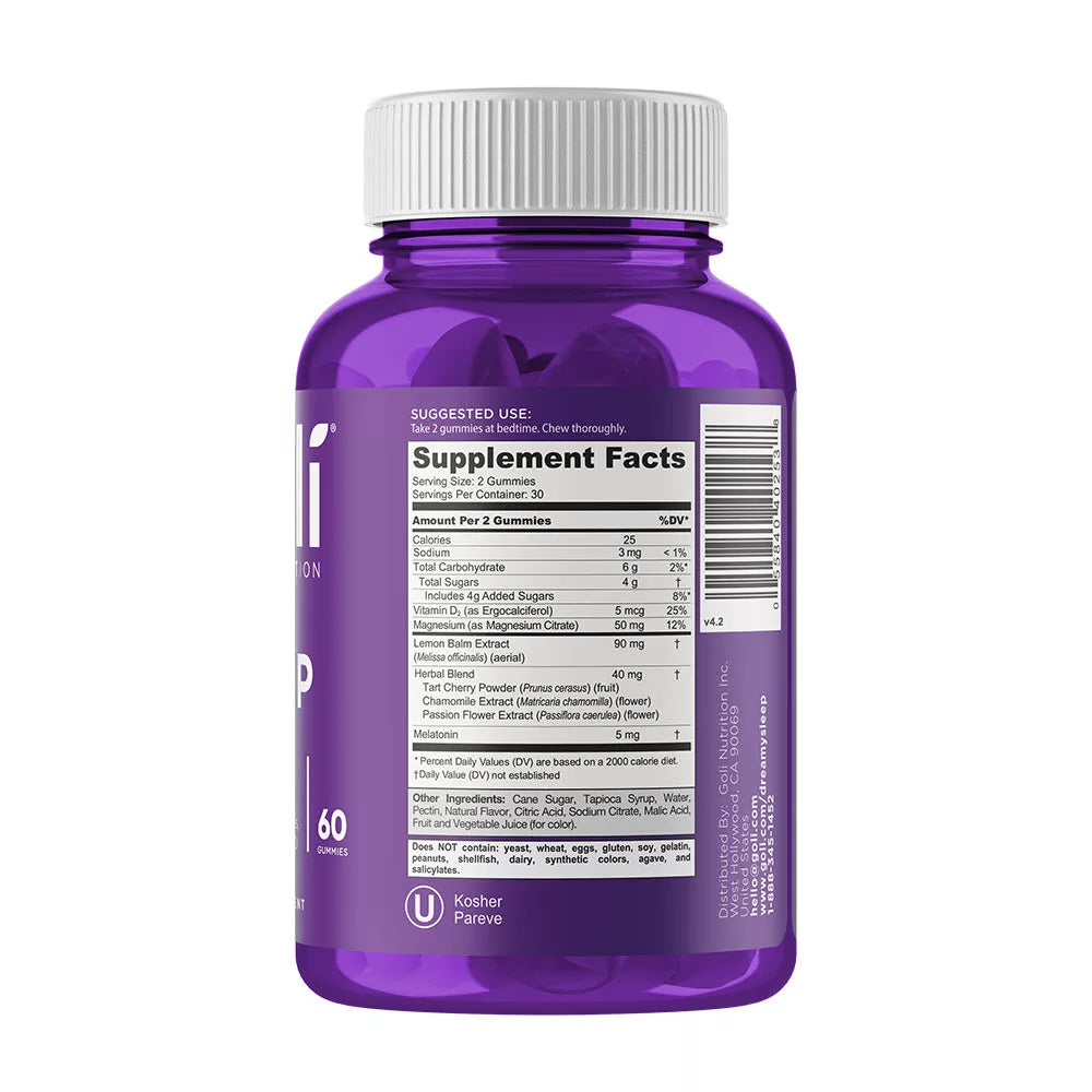 Goli Dreamy Sleep Gummies (60 Gummies)