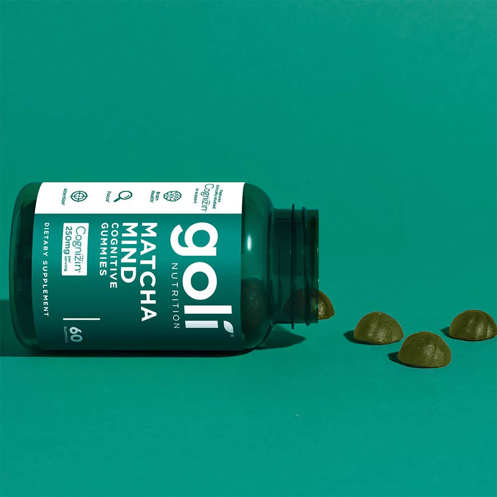Goli Matcha Mind Gummies (60 Gummies)
