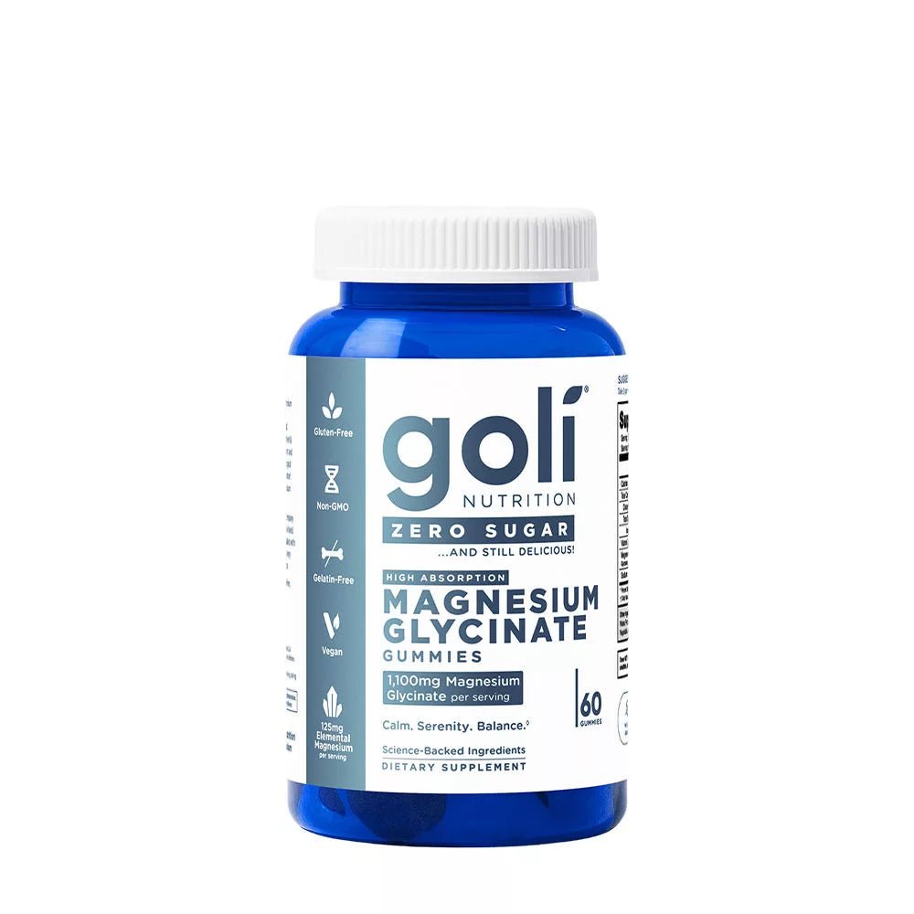Goli Zero Sugar Magnesium Gummies (60 Gummies)