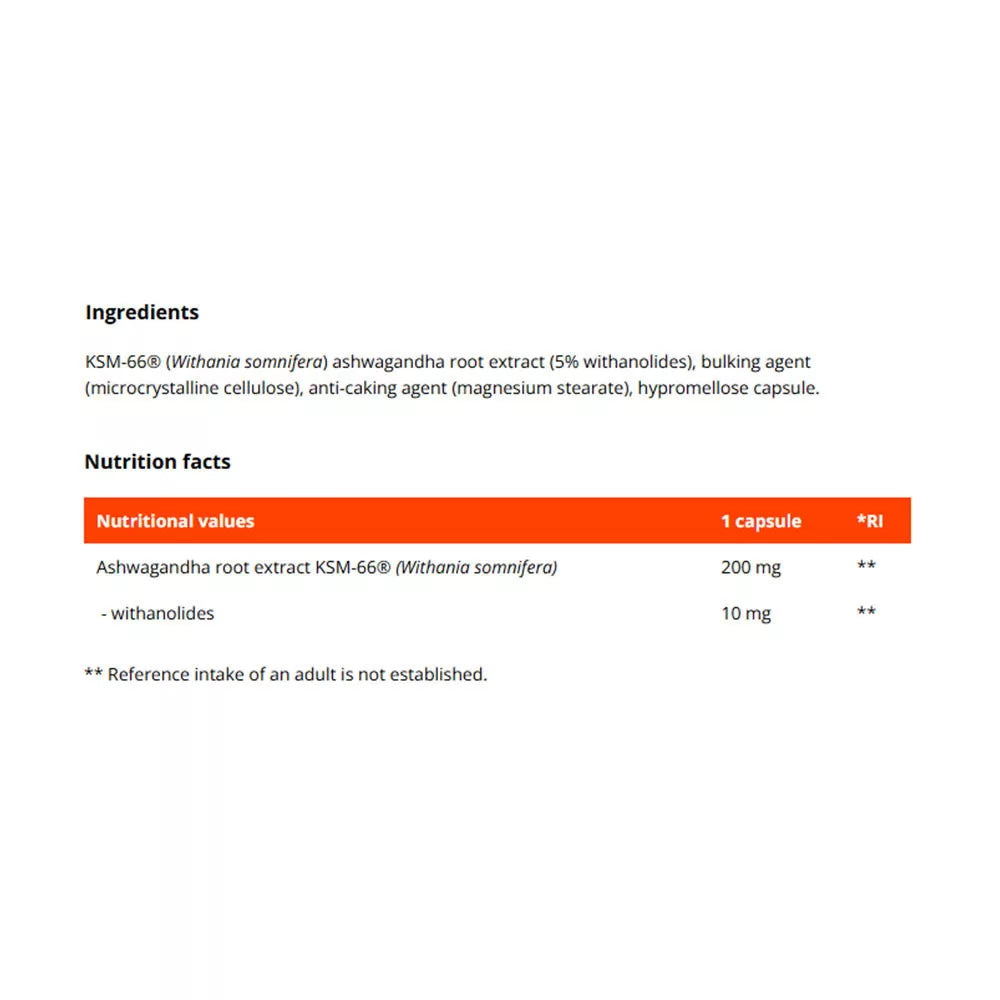 GymBeam Ashwagandha KSM-66® (90 Capsules)