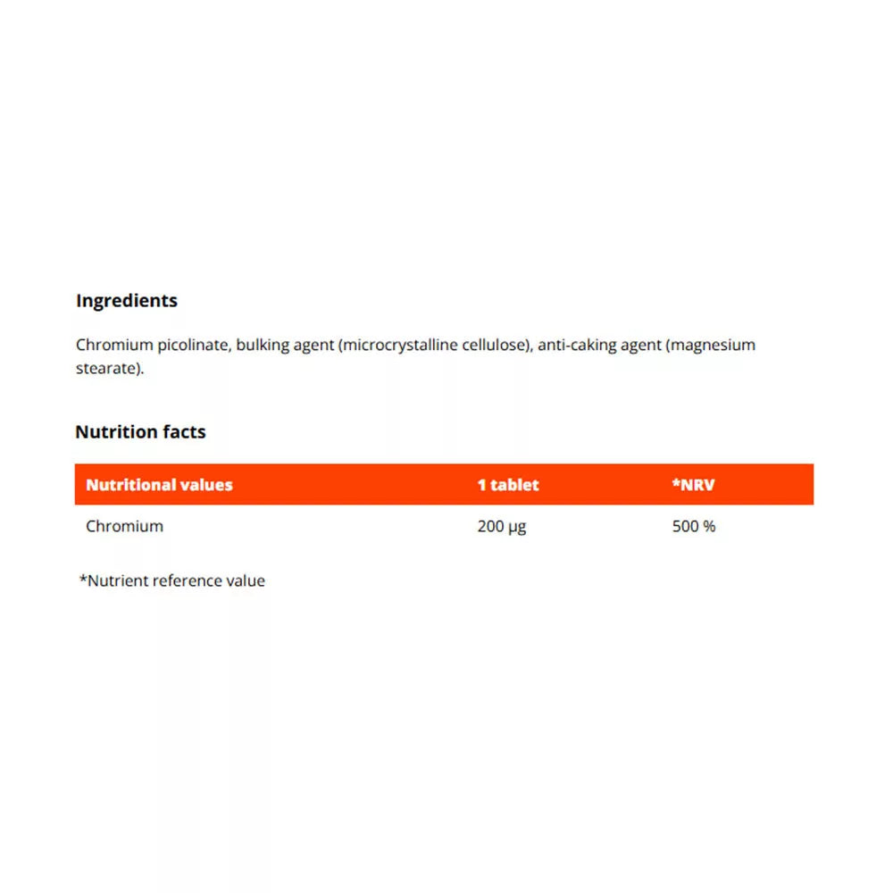GymBeam Chromium Picolinate (120 Tablets)