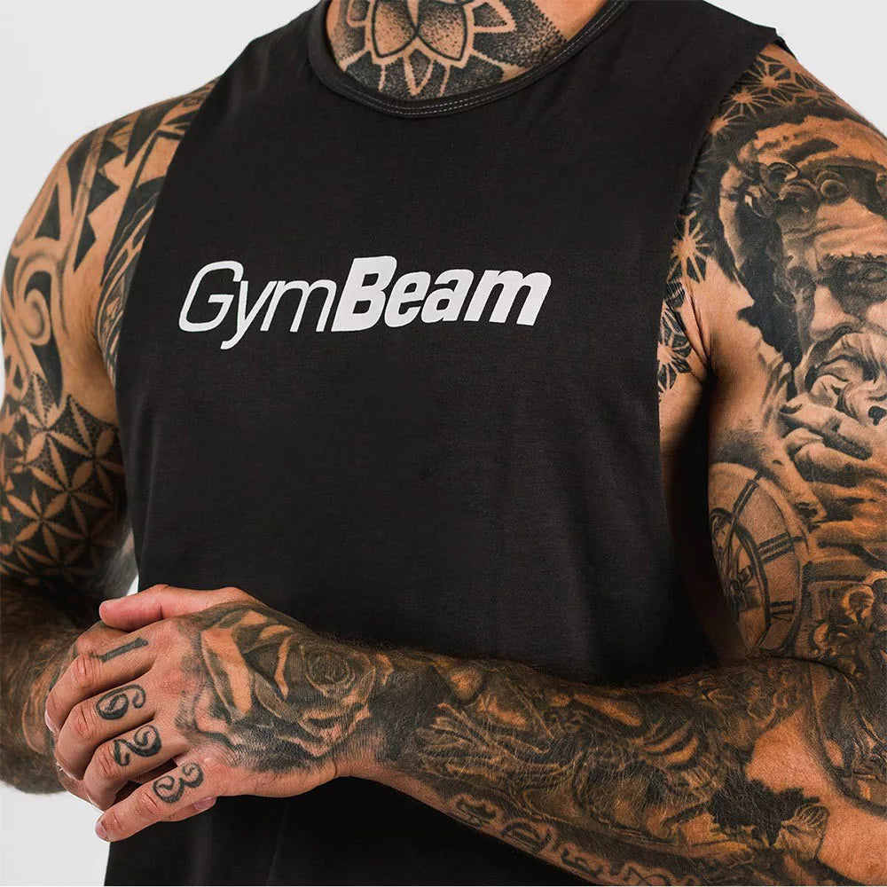 GymBeam Cut Off Tank (XL, Black)