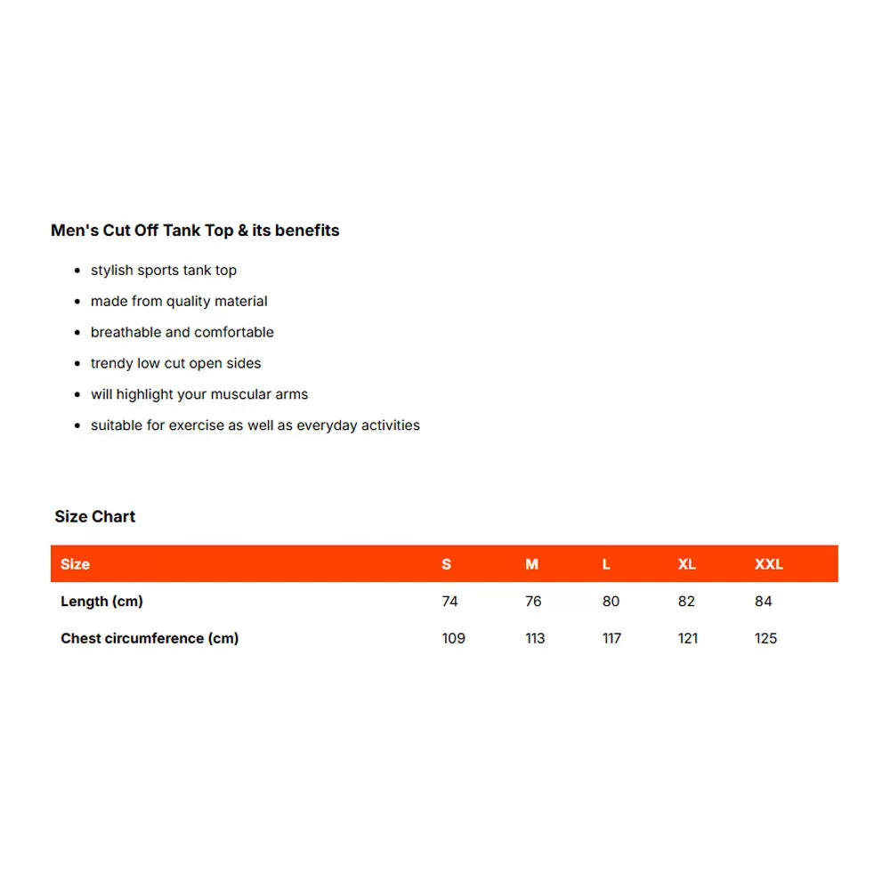 GymBeam Cut Off Tank (XL, Black)