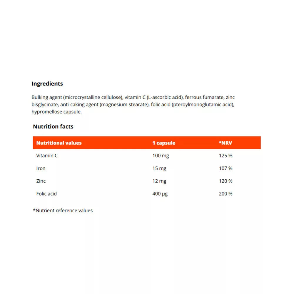 GymBeam Iron Complex (120 Capsules)