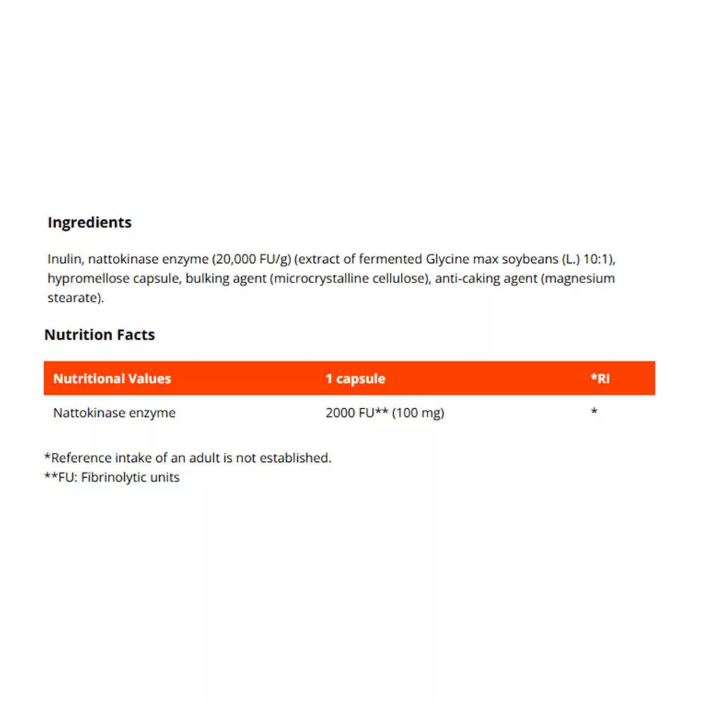GymBeam Nattokinase Enzyme (90 Capsules)