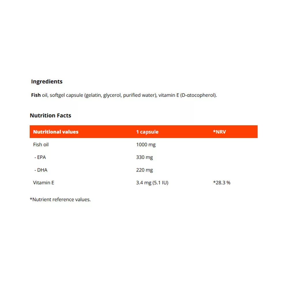 GymBeam Omega 3 Forte (90 Capsules)
