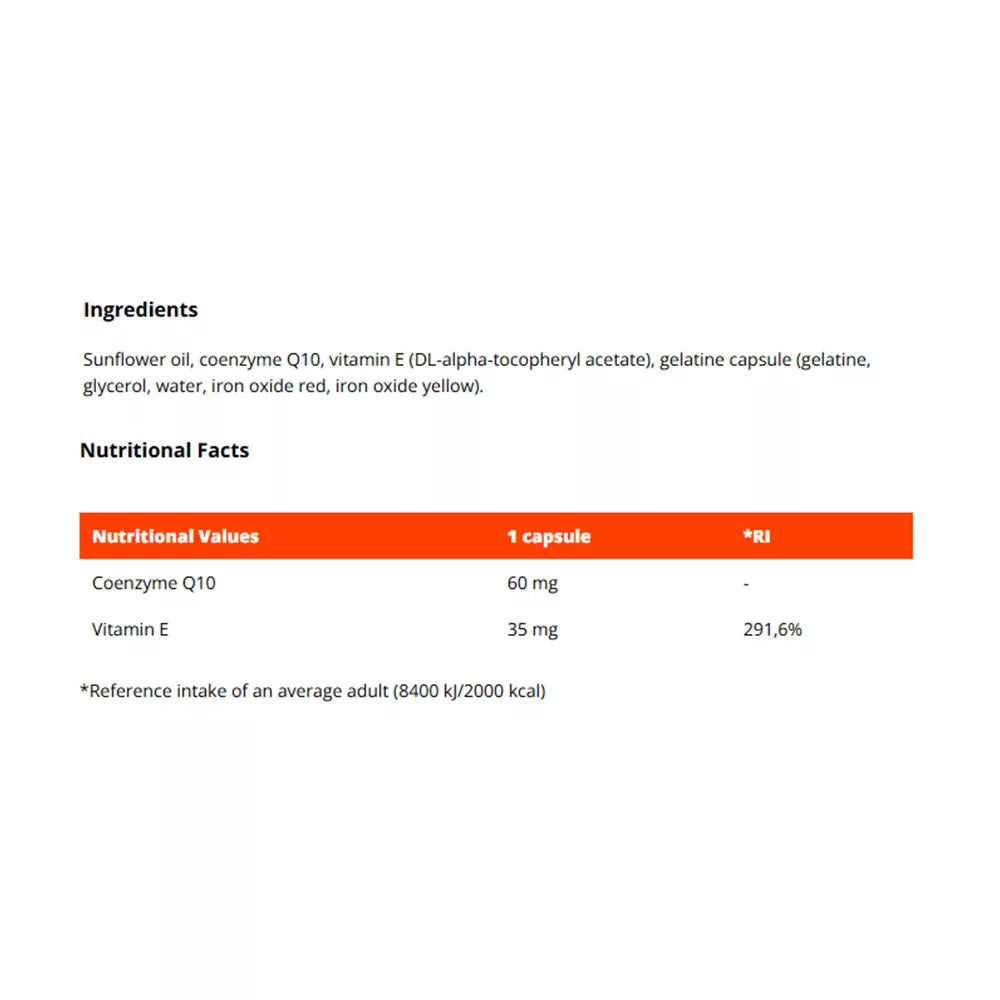 GymBeam Coenzyme Q10 (60 Capsules)