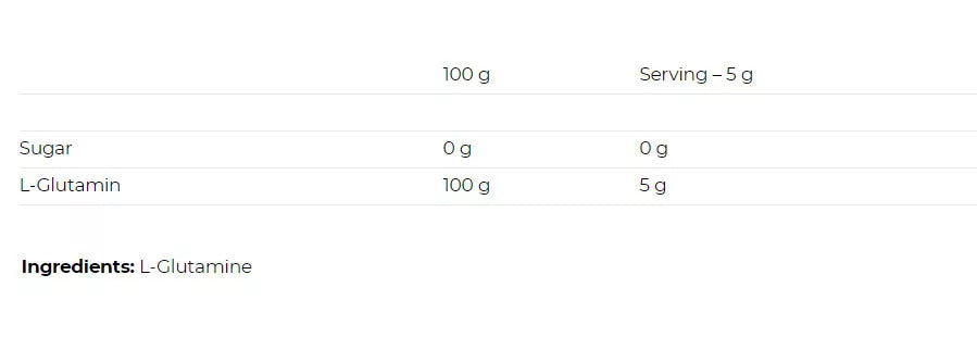 Nutrend Glutamine - 100% Pure L-Glutamine (500 g)