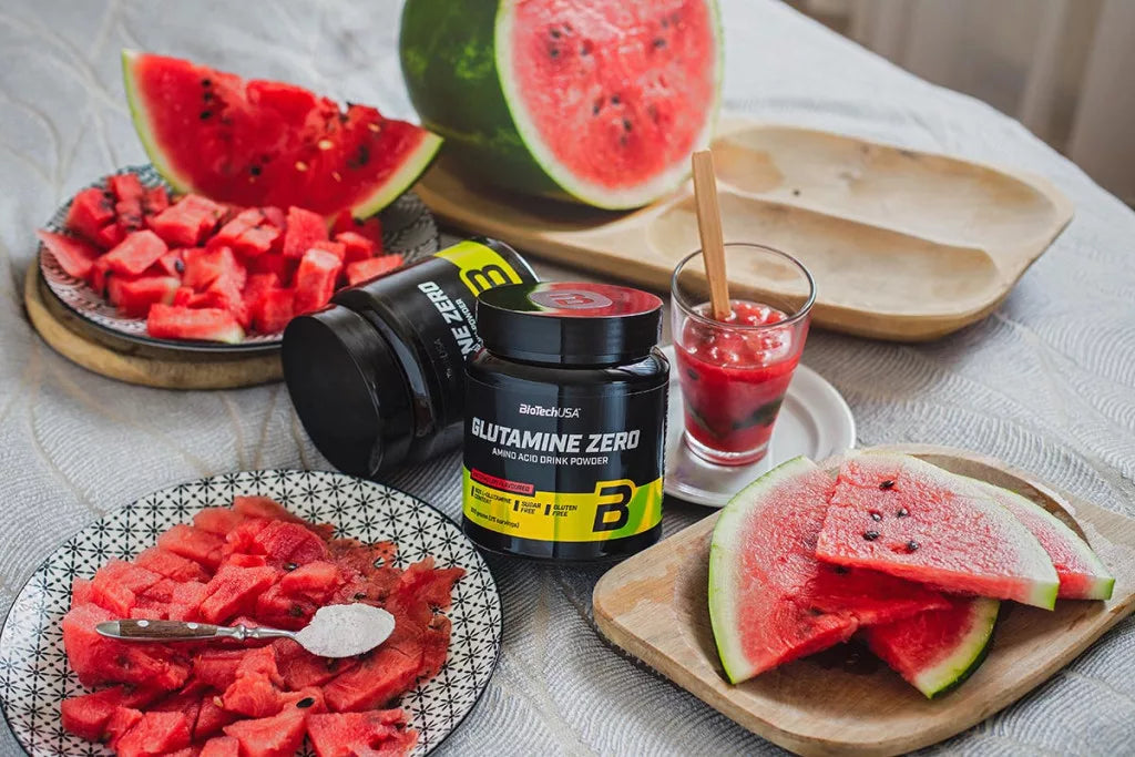 BioTechUSA Glutamine Zero (300 g, Peach Iced Tea)