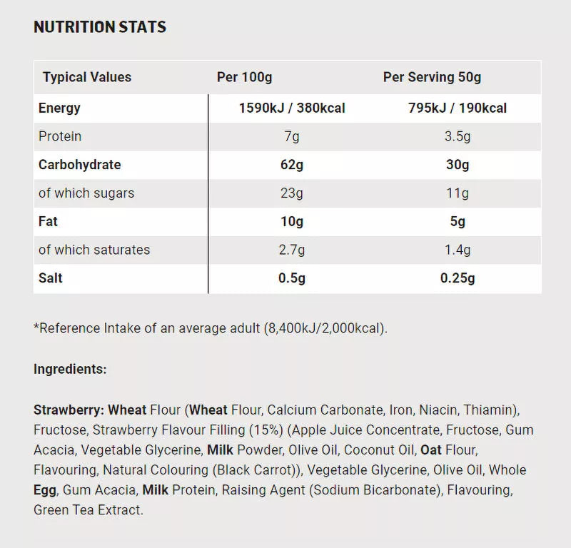 Science in Sport Go Energy Bake (50 g, Strawberry)
