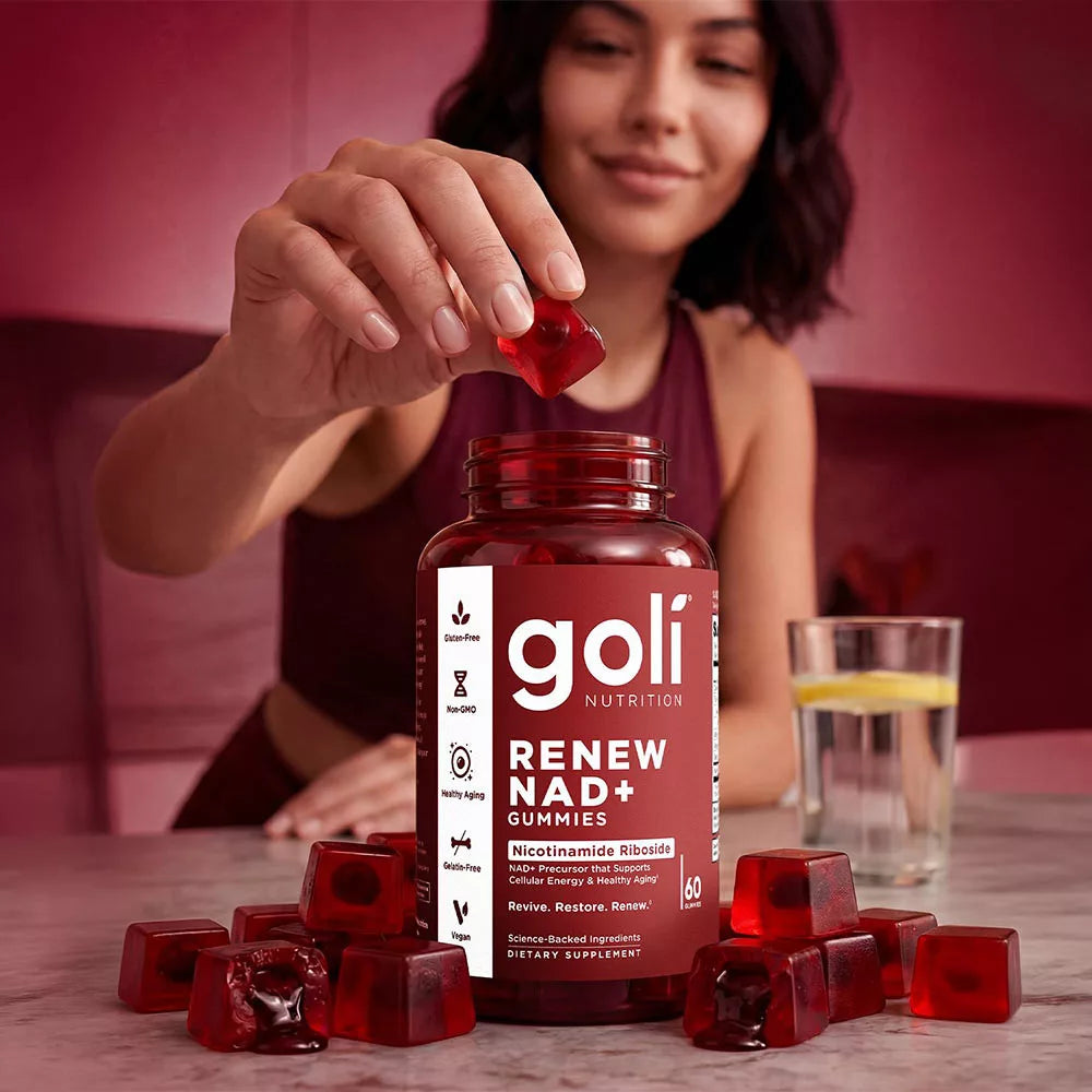 Goli Renew NAD+ Gummies (60 Gummies)