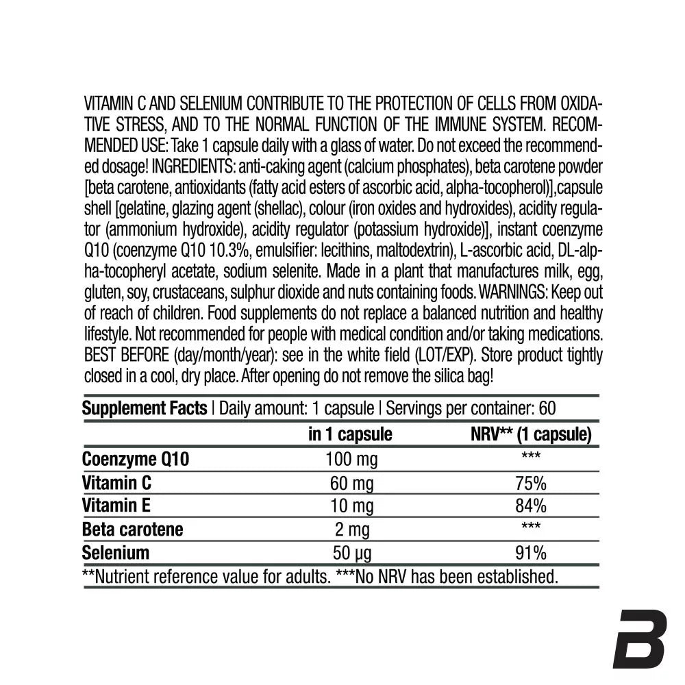 BioTechUSA H2O Q10 (60 Capsules)