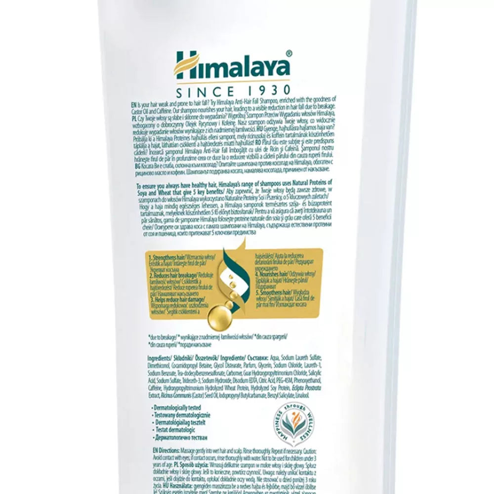 Himalaya Anti-hair Fall Shampoo (400 ml, Castor – Caffeine)