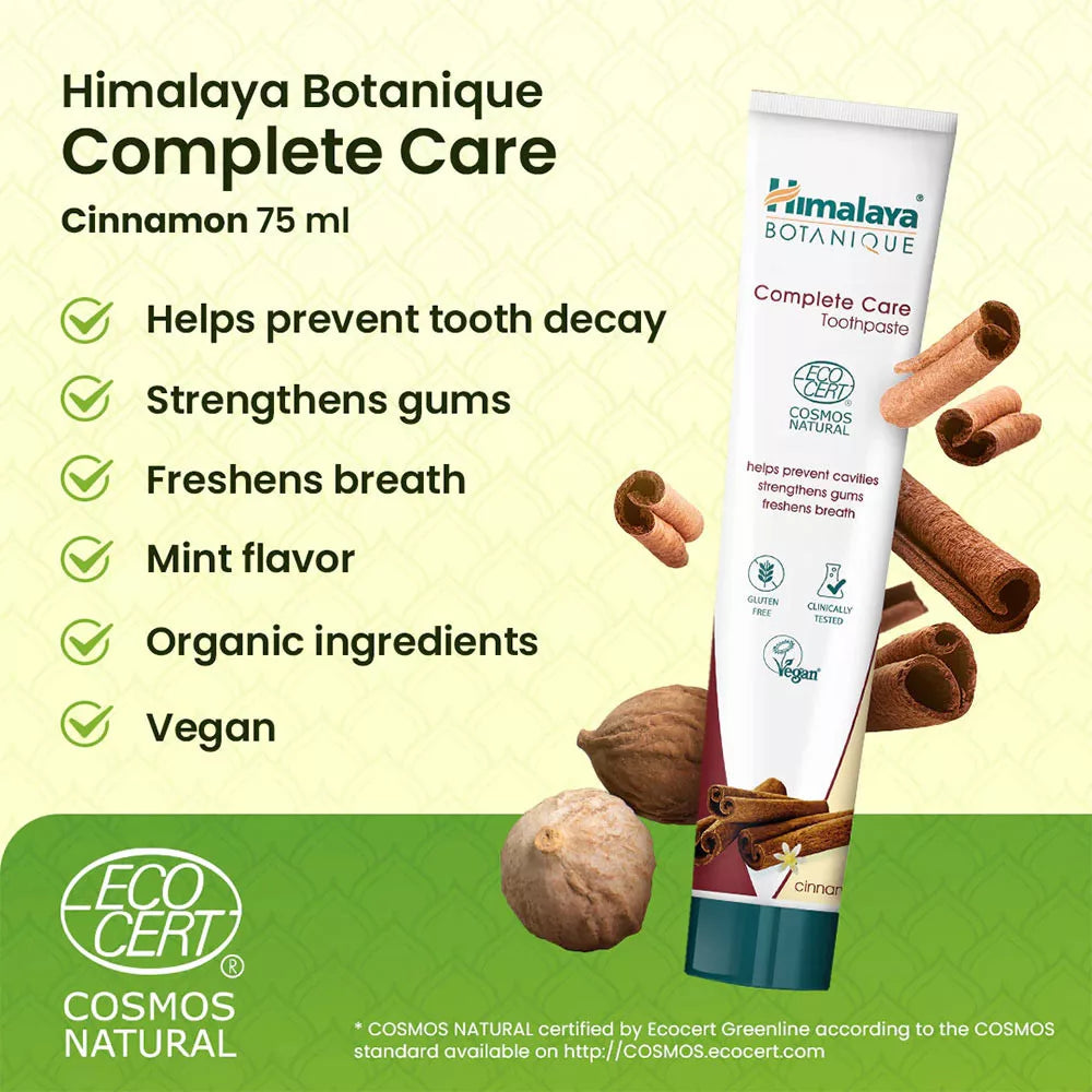 Himalaya Botanique Complete Care Toothpaste (75 ml, Cinnamon)
