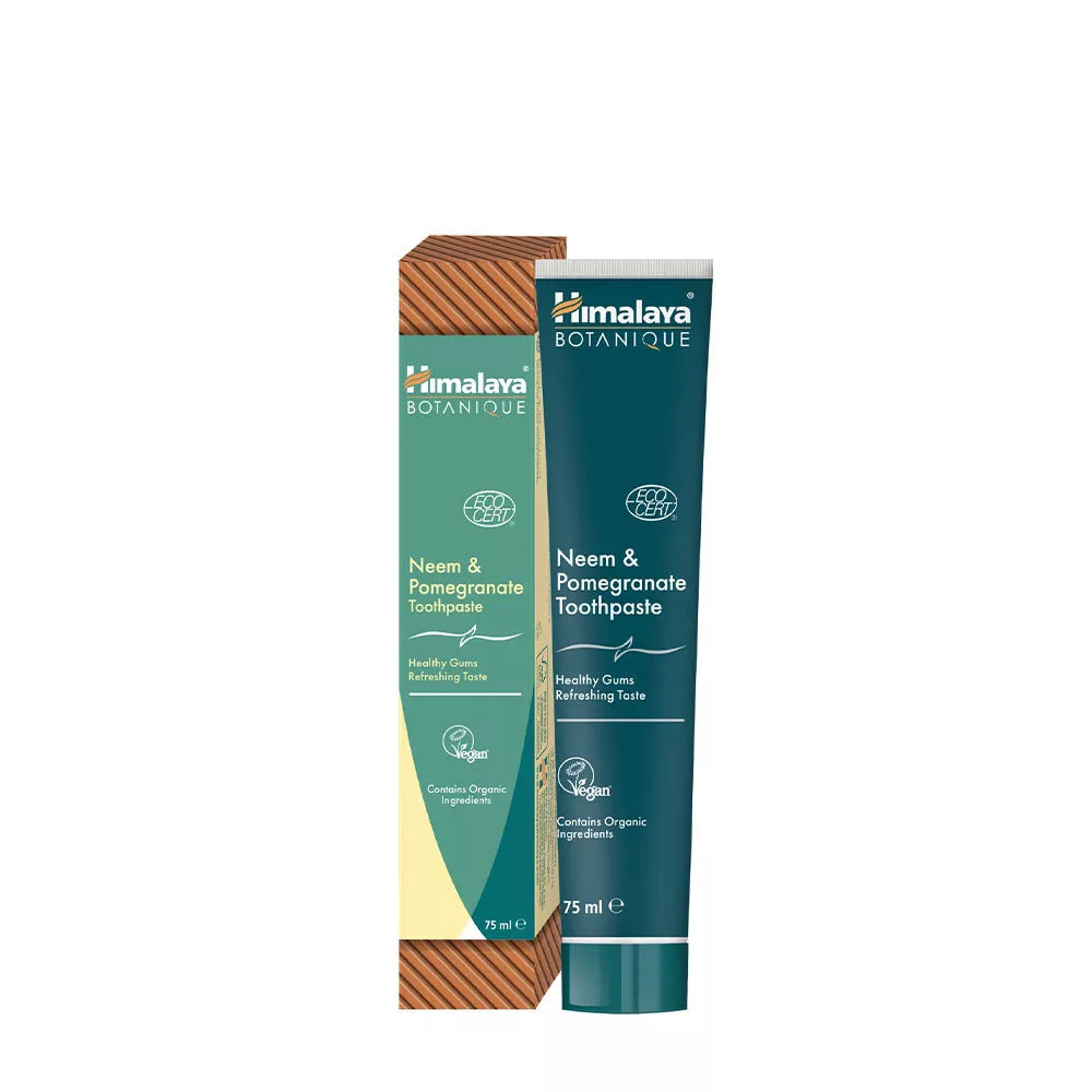 Himalaya Botanique Neem Pomegranate Toothpaste (75 ml, Neem & Pomegranate)